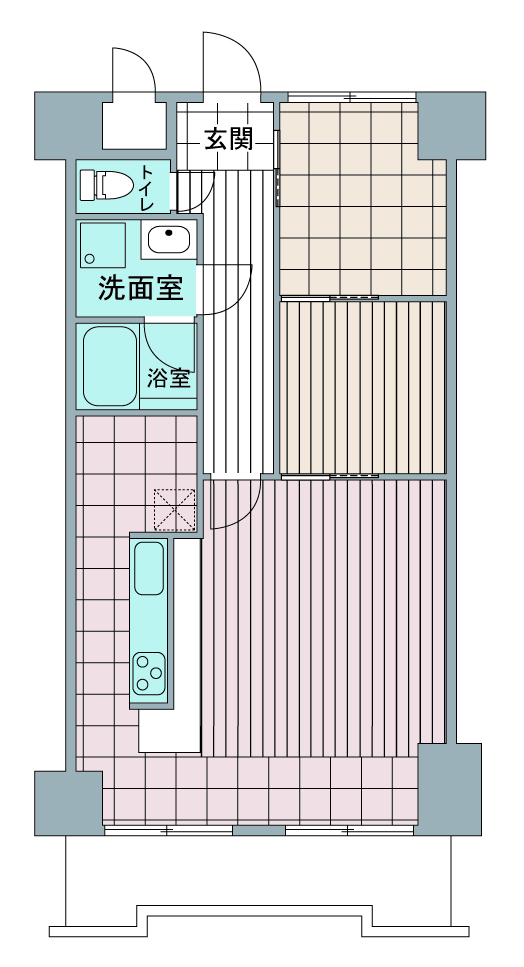 間取り図：リノベーション後