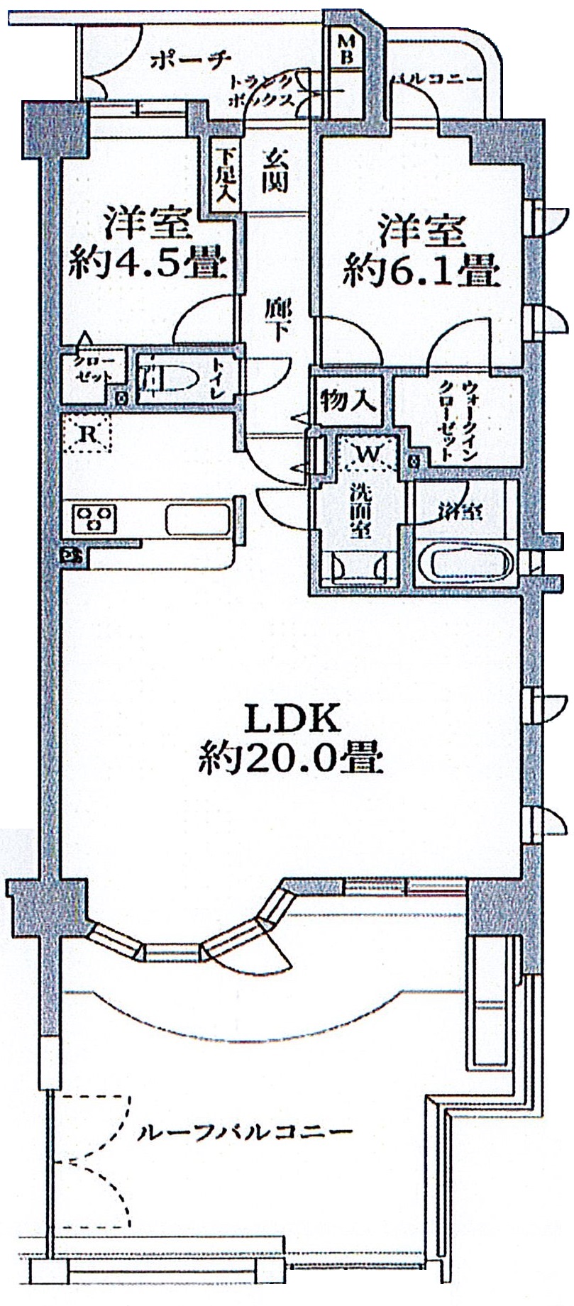 間取り図：リノベーション前