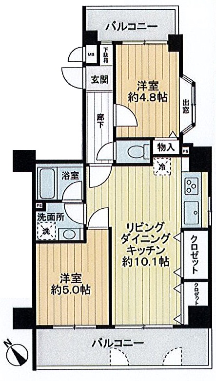 間取り図：リノベーション前