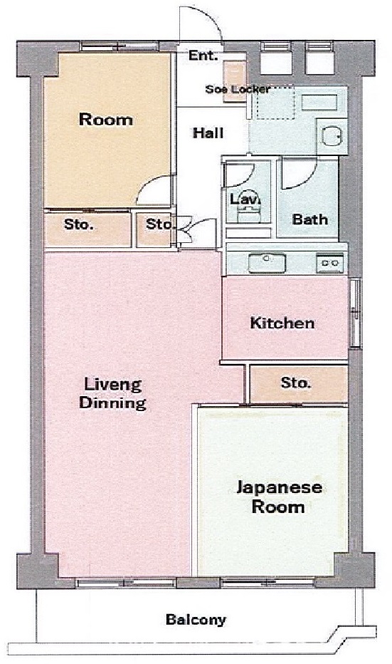 間取り図：リノベーション前