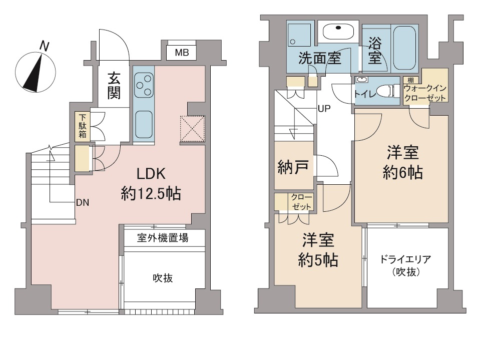 間取り図：リノベーション前