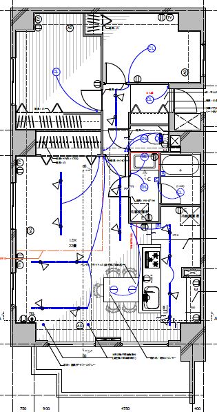 間取り図：リノベーション後