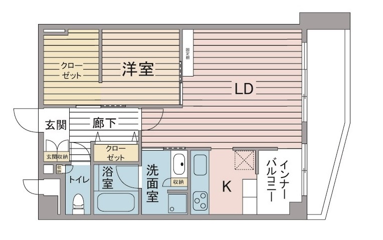 間取り図：リノベーション後