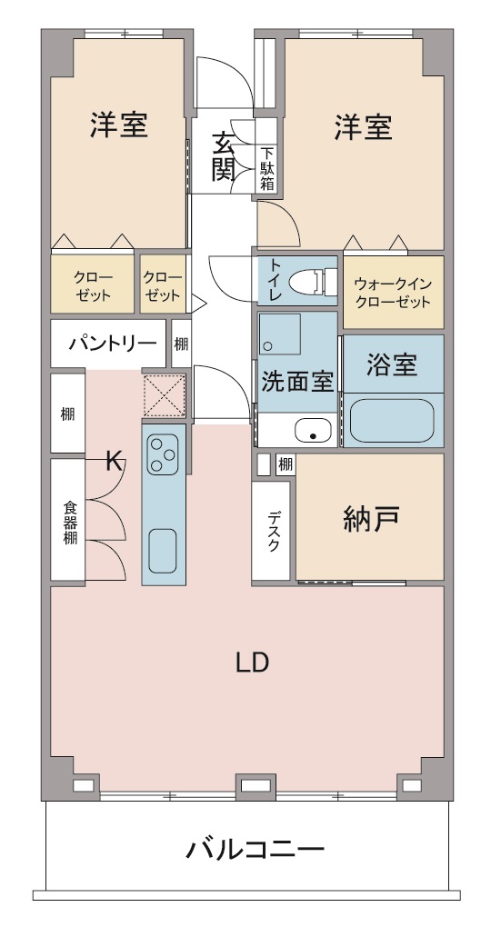 間取り図：リノベーション前