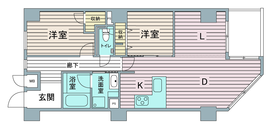 間取り図：リノベーション前