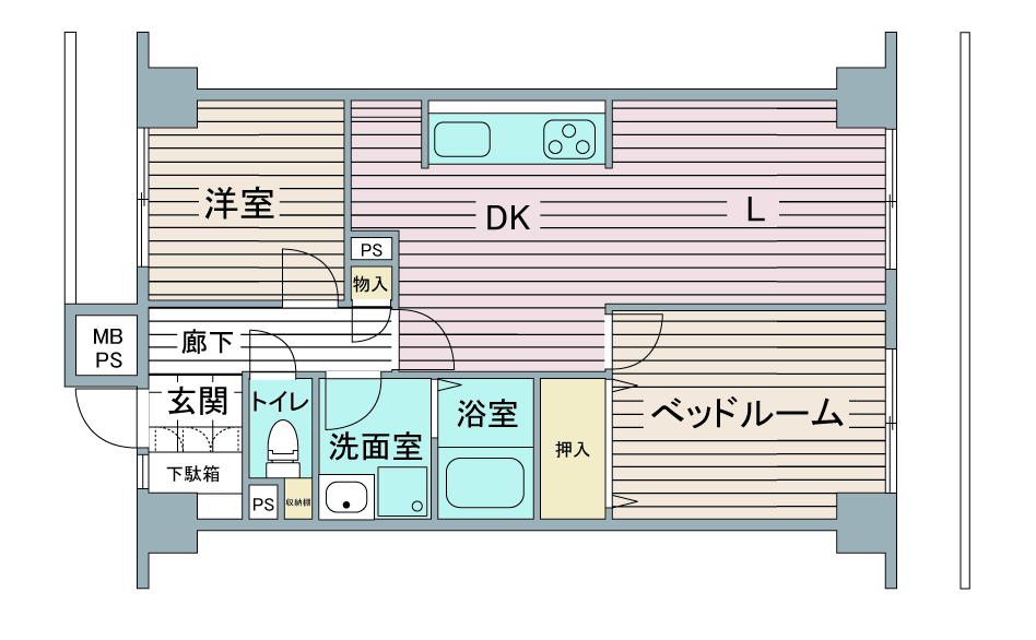 間取り図：リノベーション前